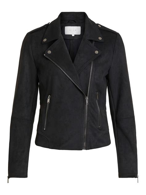 vila leather jacket